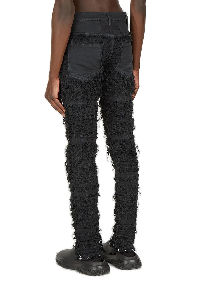 1017 ALYX 9SM All-Over Shredded Effect Jeans