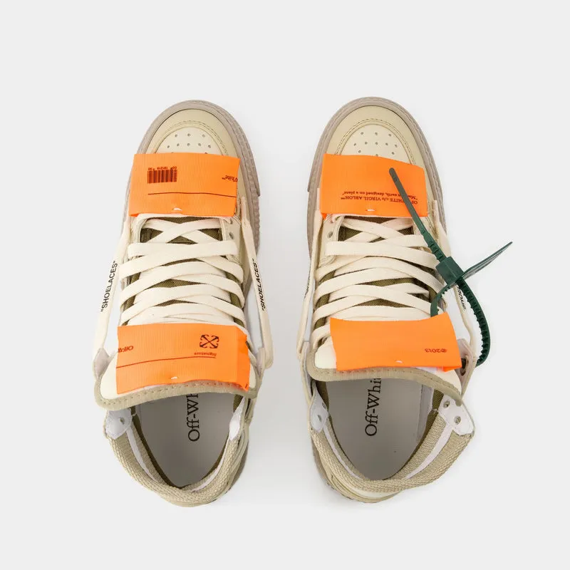 3.0 Off Court Sneakers - Off White - Leather - Beige