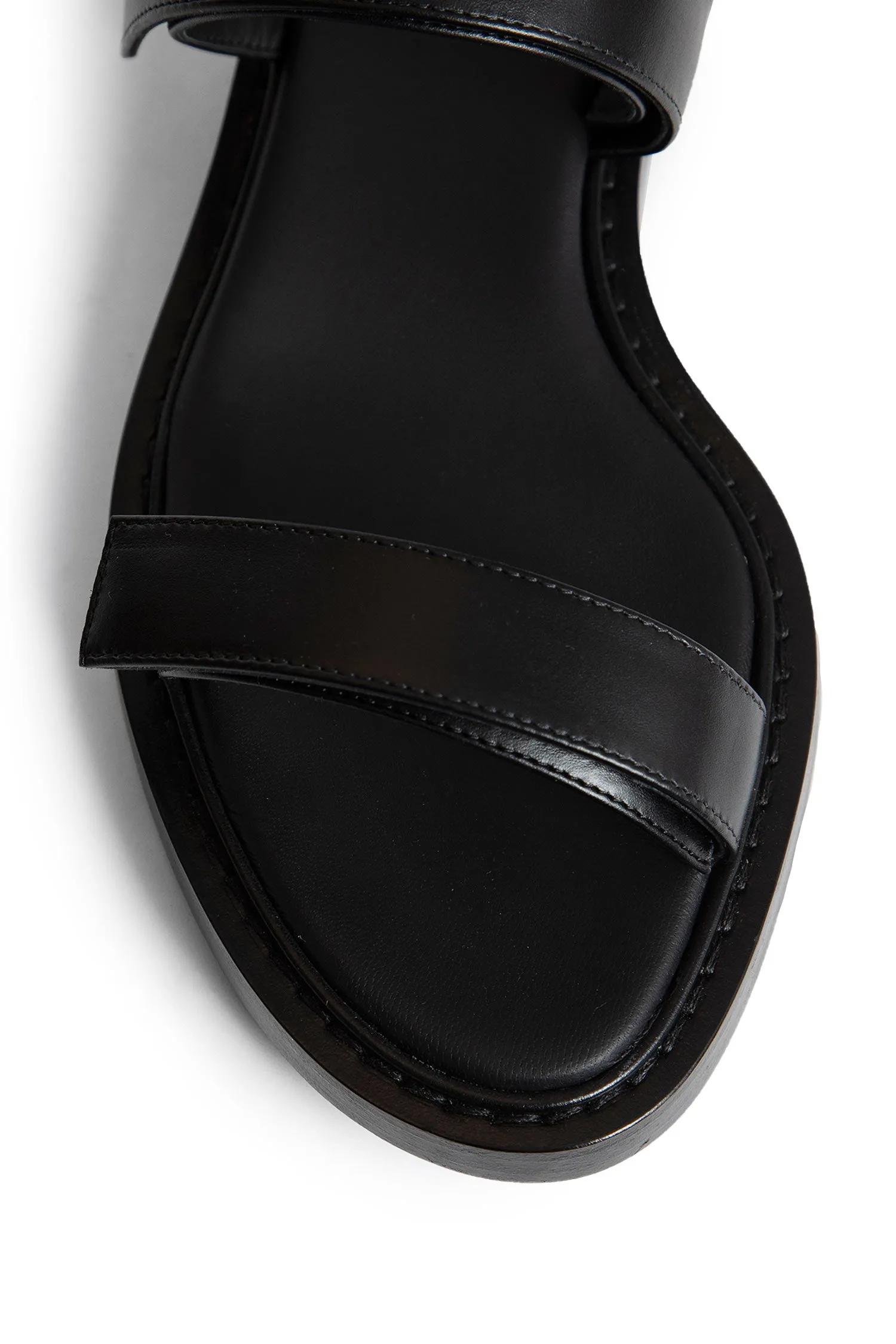 ann demeulemeester len sandals in soft leather