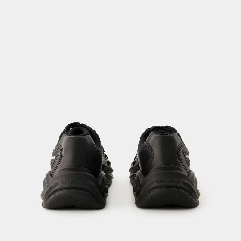 B-Dr4g0n Sneakers - Balmain - Synthetic Leather - Black