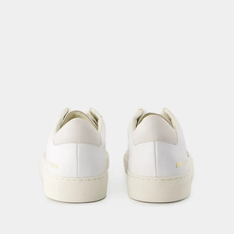 Bball Duo Sneakers - Common Projects - Leather - White