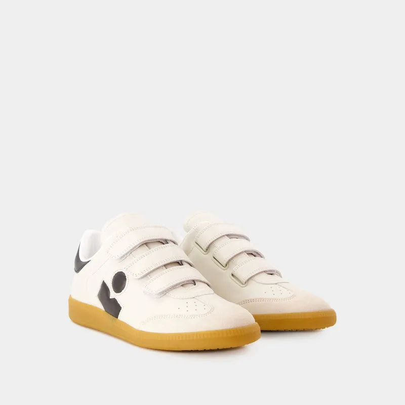 Beth Gd Sneakers - Isabel Marant - Cotton - Beige/Black