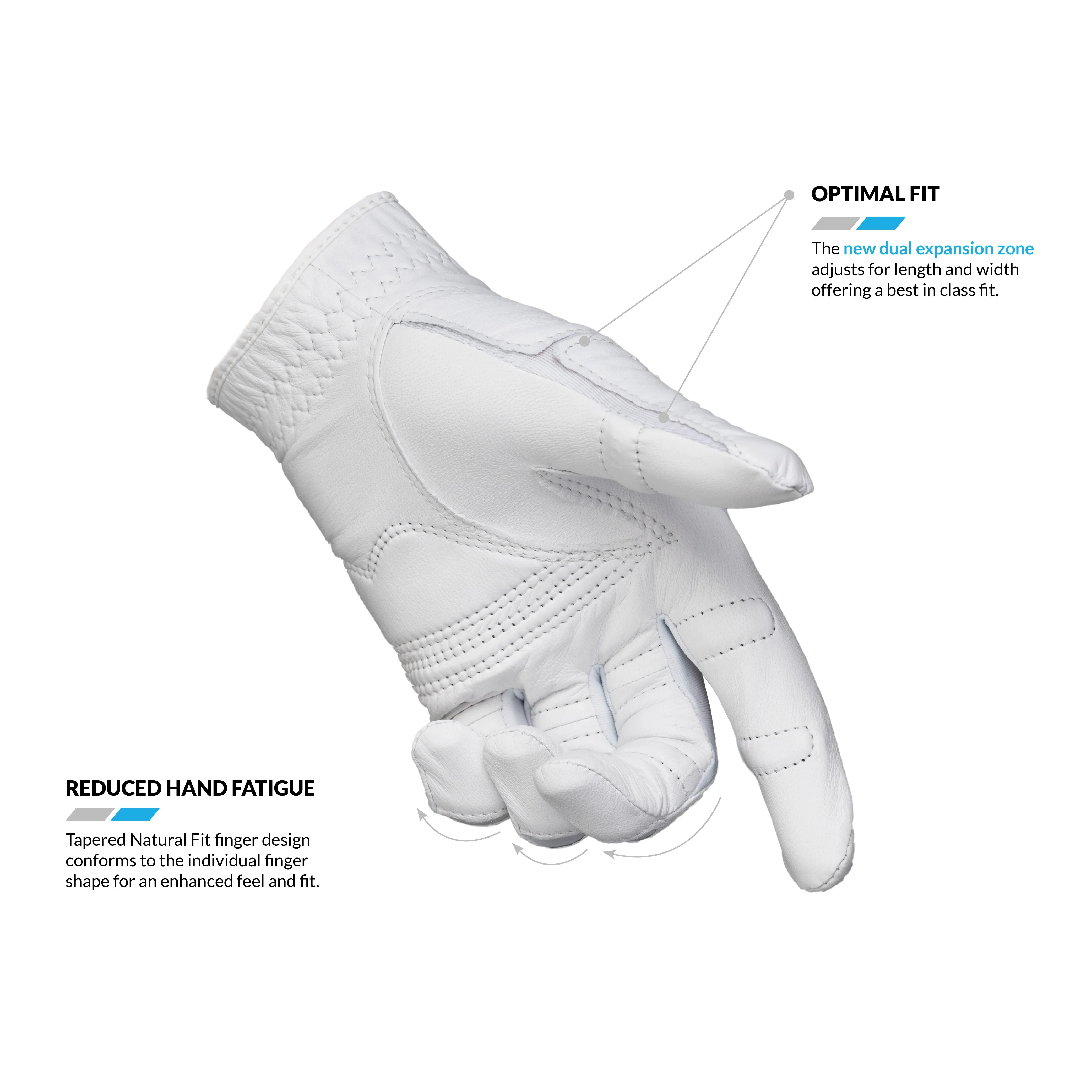 Bionic Golf Women's StableGrip 2.0 Glove - White