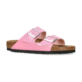 BIRKENSTOCK Arizona Birko-Flor Patent Sandals - Pink