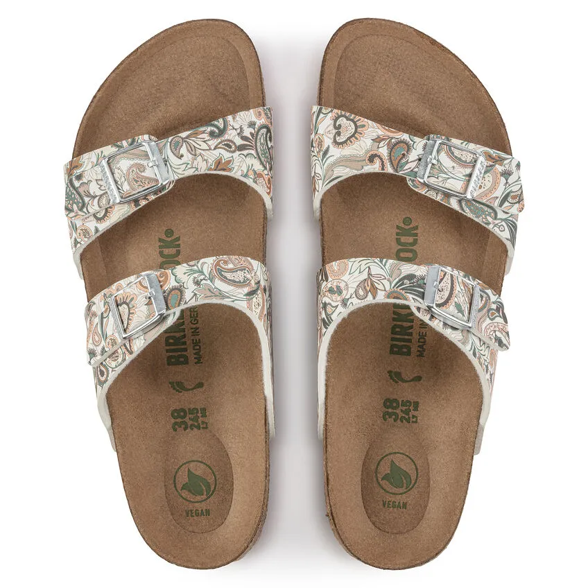 Birkenstock Women’s Sydney Vegan Slide Sandals-Paisley Light Rose **Narrow Width**