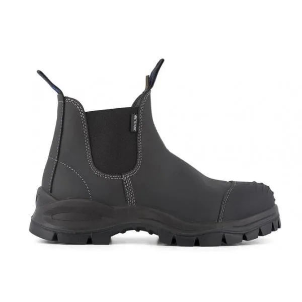 Blundstone Mens 910 Safety Boot in Black Platinum