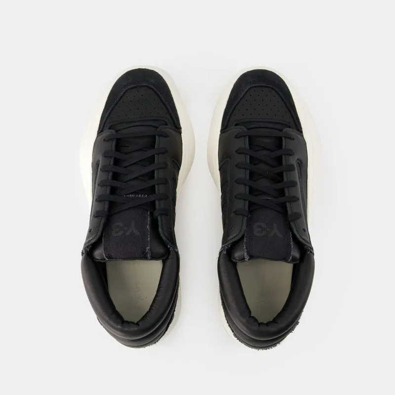 Centennial Low Sneakers - Y-3 - Leather - Black