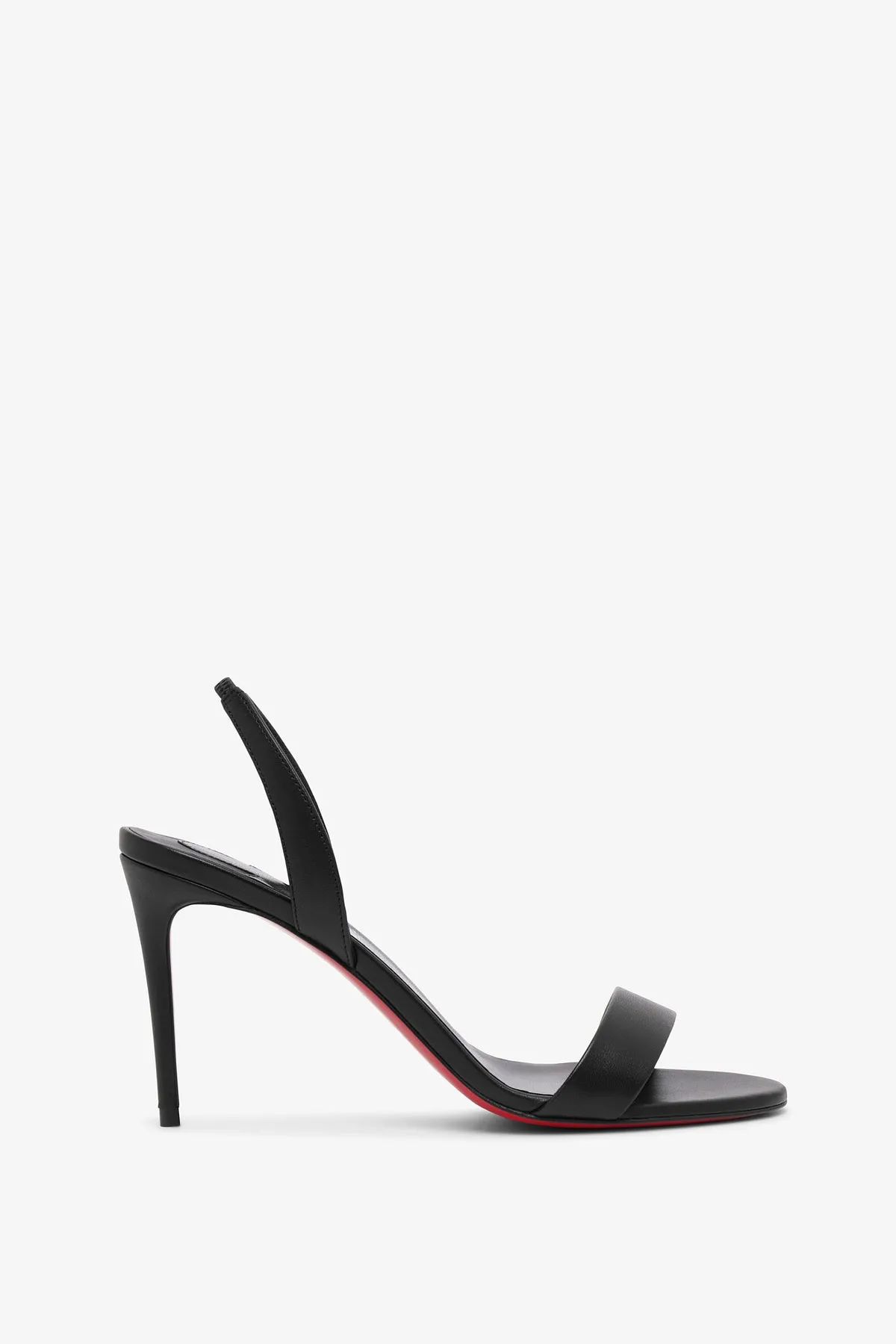 Christian Louboutin O Marylin 85 black leather sandals