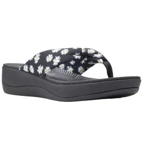 Clarks Arla Glison Sandals Black/ Daisies (Women's)