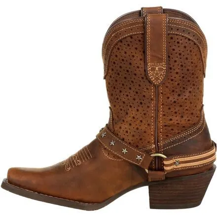 Crush™ by Durango® Women's Brown Ventilated Shortie Boot