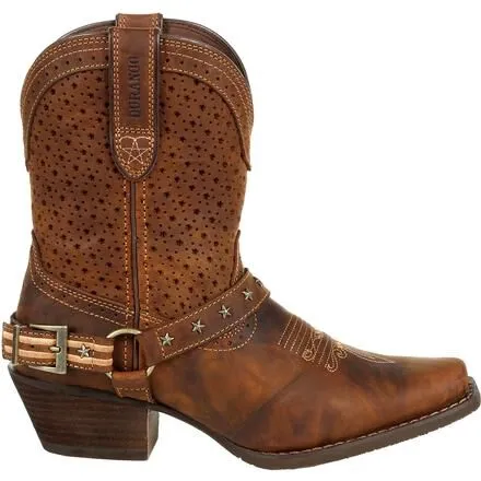 Crush™ by Durango® Women's Brown Ventilated Shortie Boot