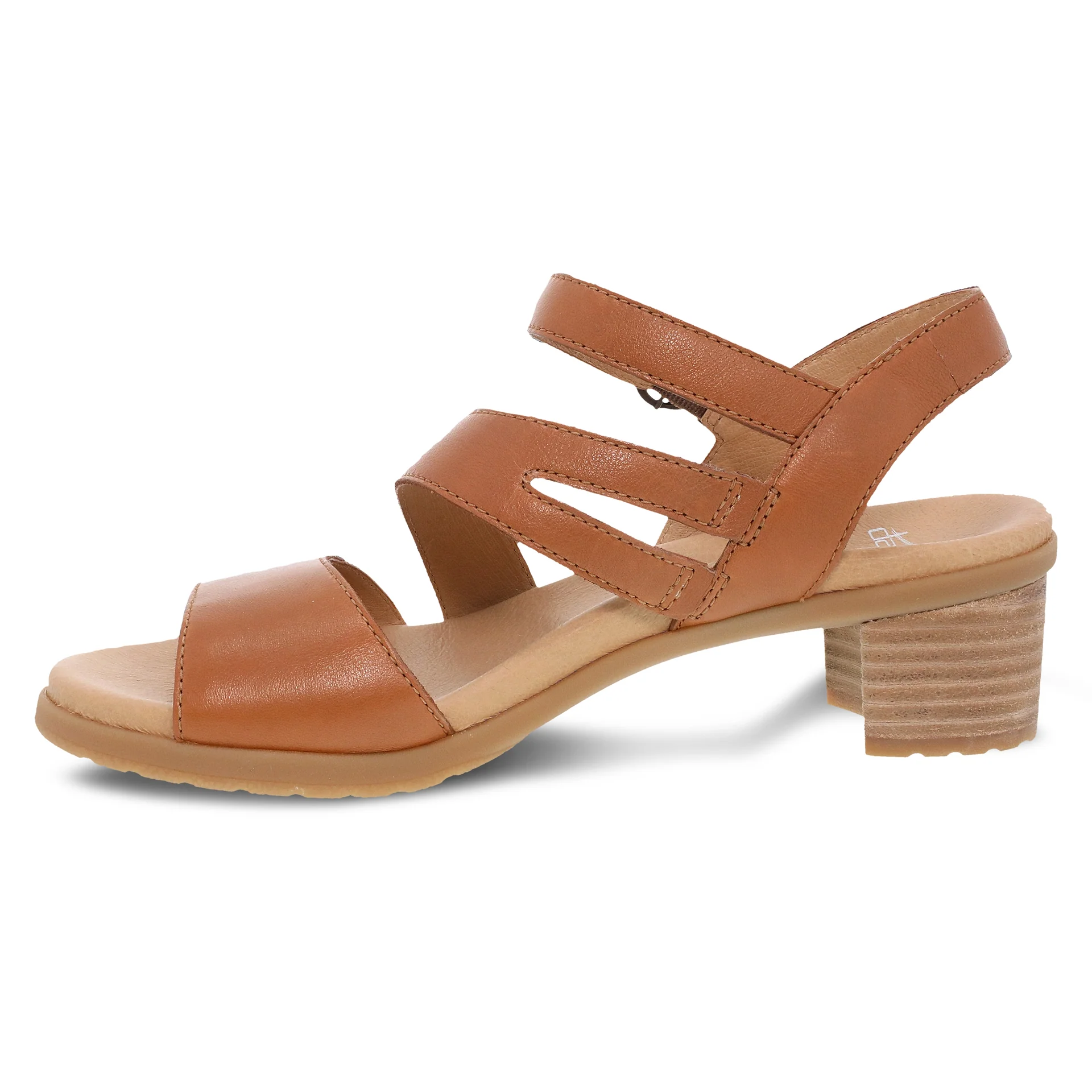 Dansko Women’s Tansy Sandals-Luggage Nappa