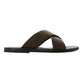 DUNE LONDON Frankss Leather Sandals - Brown