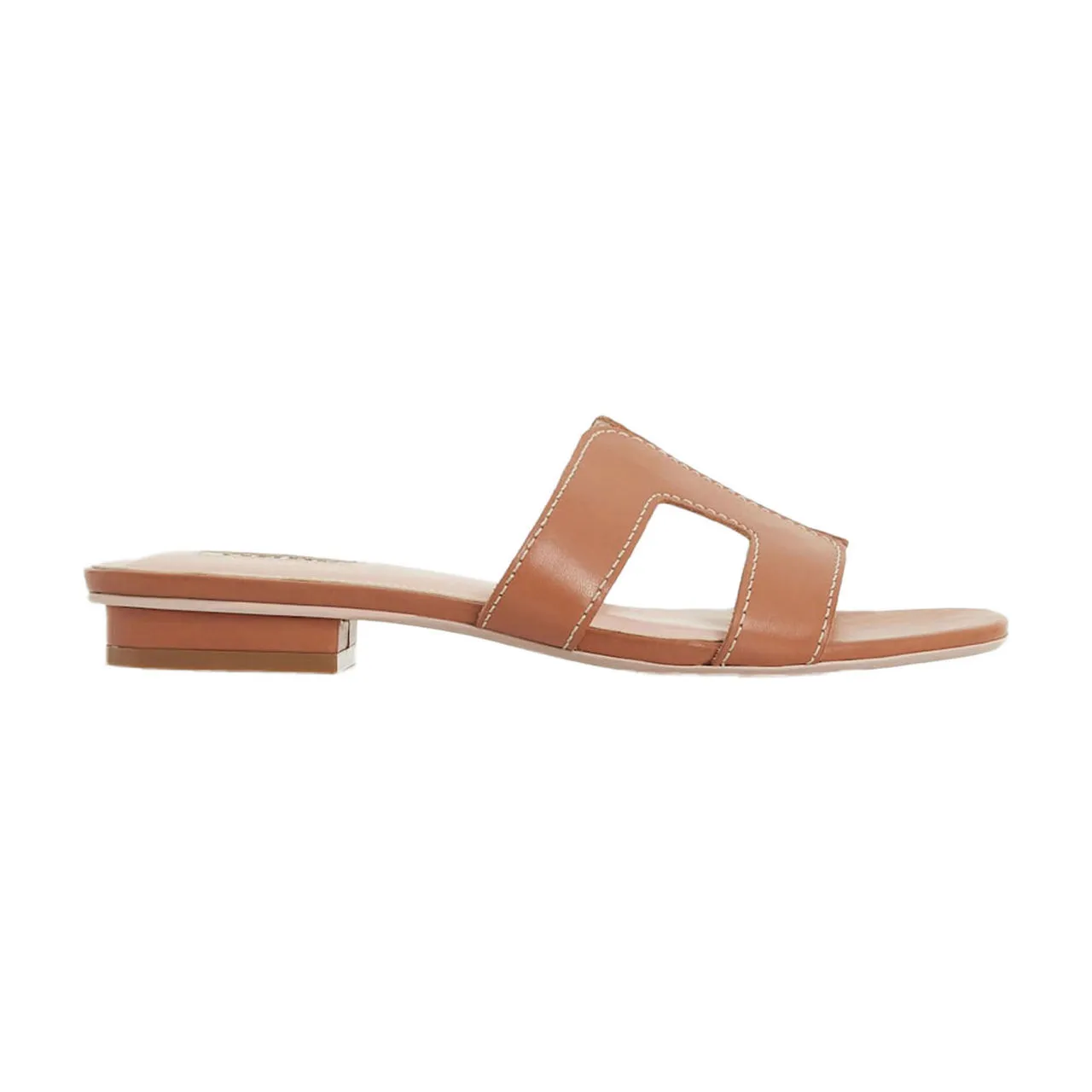 DUNE LONDON Loupe Smart Slider Sandals - Brown