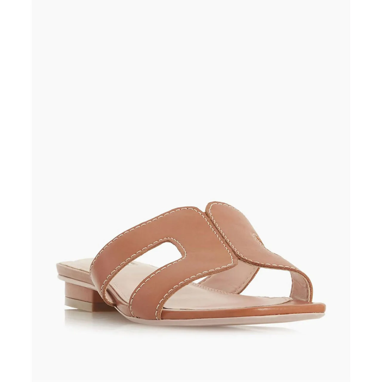 DUNE LONDON Loupe Smart Slider Sandals - Brown