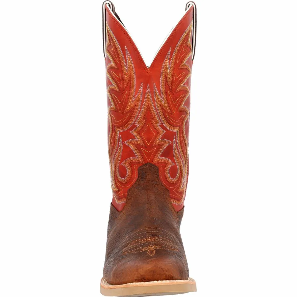 Durango Men's Rebel Pro S 12 Western Boot Durango Rebel Pro Cognac Crunch / Rusty Red M