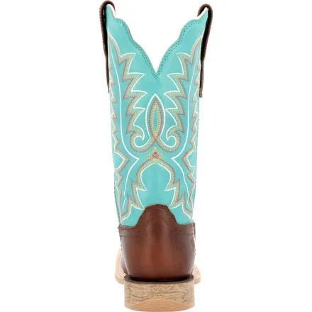 Durango® Lady Rebel Pro™ Women’s Bay Brown Artic Blue Western Boot