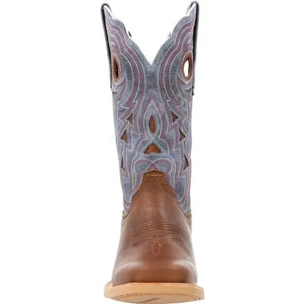 Durango® Lady Rebel Pro™ Women's Golden Brown & Periwinkle Western Boot