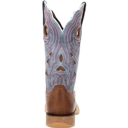 Durango® Lady Rebel Pro™ Women's Golden Brown & Periwinkle Western Boot