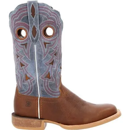 Durango® Lady Rebel Pro™ Women's Golden Brown & Periwinkle Western Boot