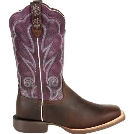 Durango® Lady Rebel Pro™ Women's Ventilated Plum Western Boot