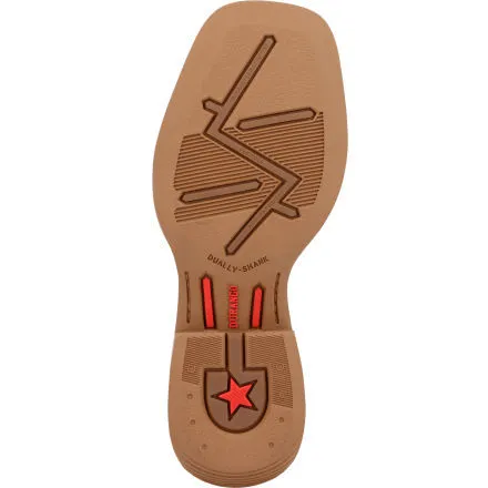 Durango® Lil' Rebel Pro™ Big Kids' Coffee and Bone Western Boot