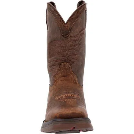 DURANGO® LIL' REBEL™ BIG KIDS' ACORN FLAG WESTERN BOOT