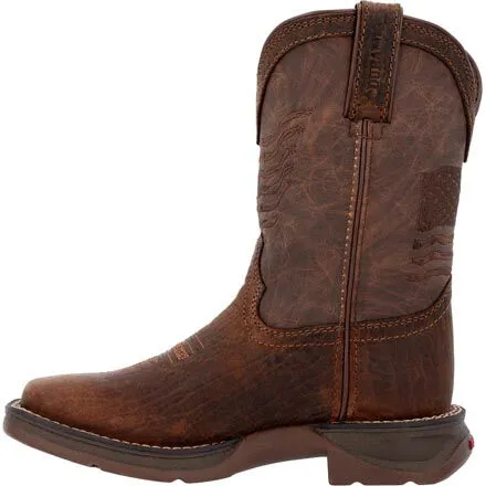 DURANGO® LIL' REBEL™ BIG KIDS' ACORN FLAG WESTERN BOOT