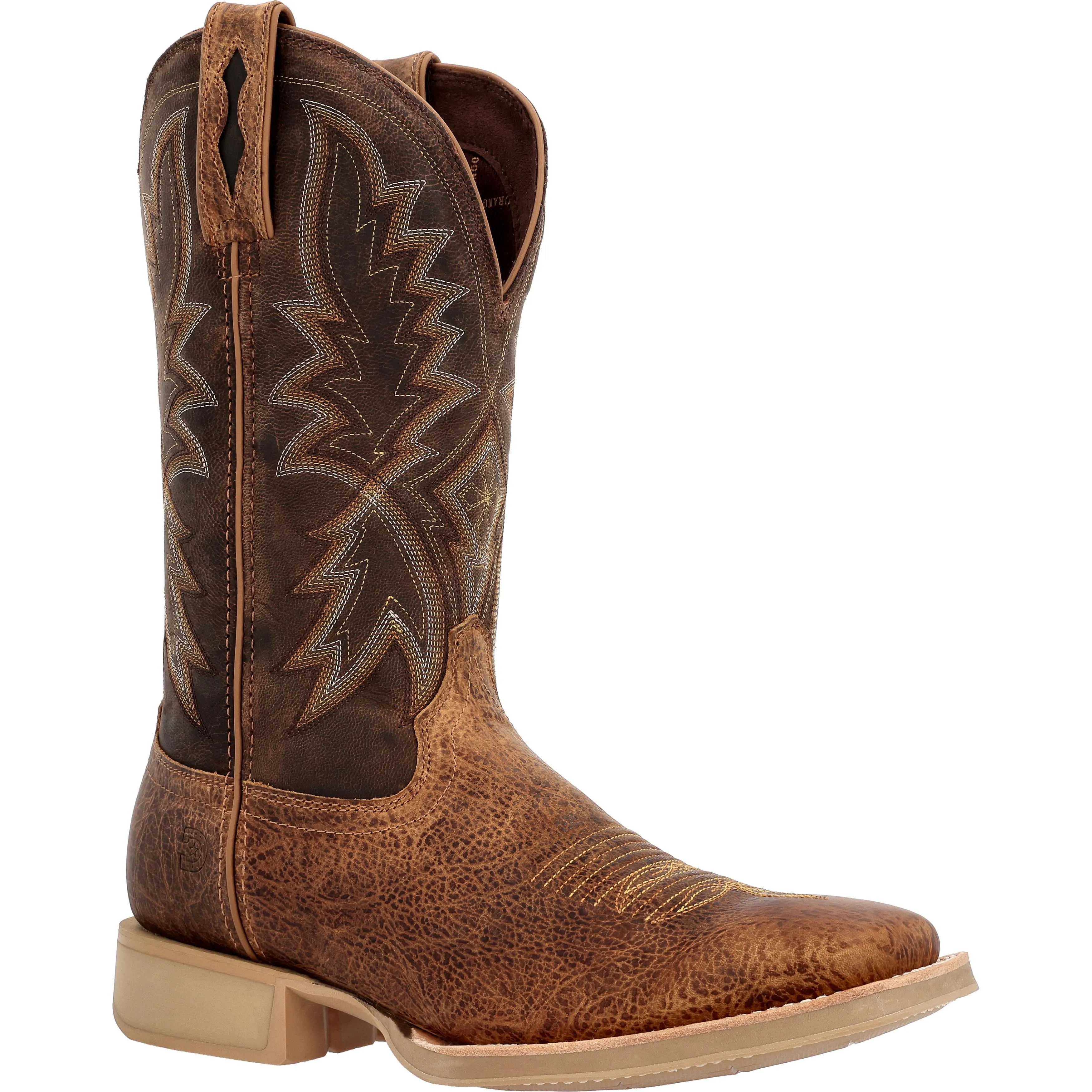 Durango® Rebel Pro Lite™ Rustic Tan & Tobacco Western Boot