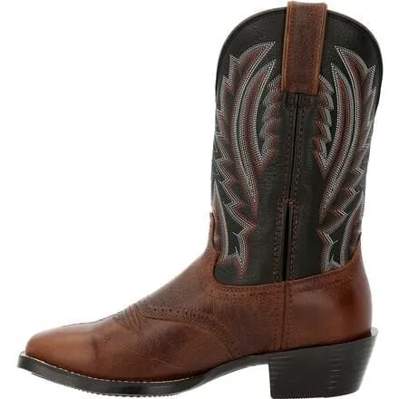 Durango® Westward™ Dark Chestnut & Black Onyx Western Boot