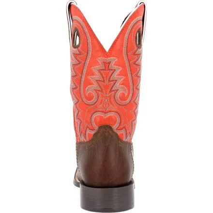 Durango® Westward™ Dark Hickory and Chili Red Western Boot