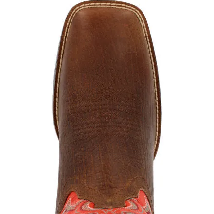 Durango® Westward™ Dark Hickory and Chili Red Western Boot