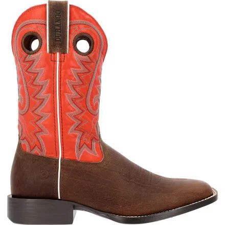 Durango® Westward™ Dark Hickory and Chili Red Western Boot