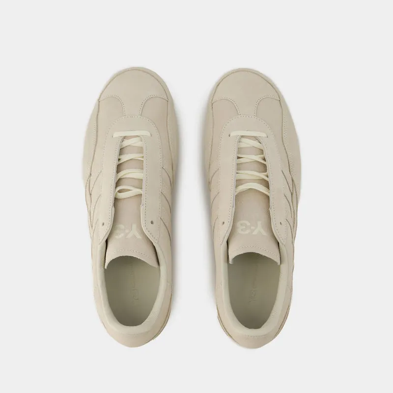 Gazelle Sneakers - Y-3 - Leather - White