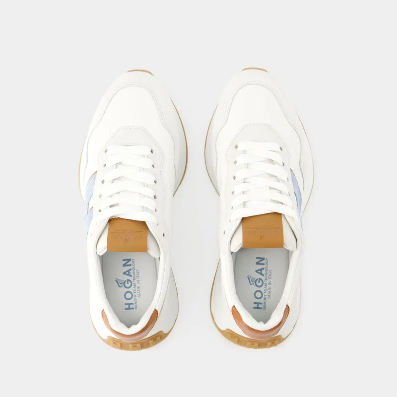 H Logo Sneakers - Hogan - Leather - White