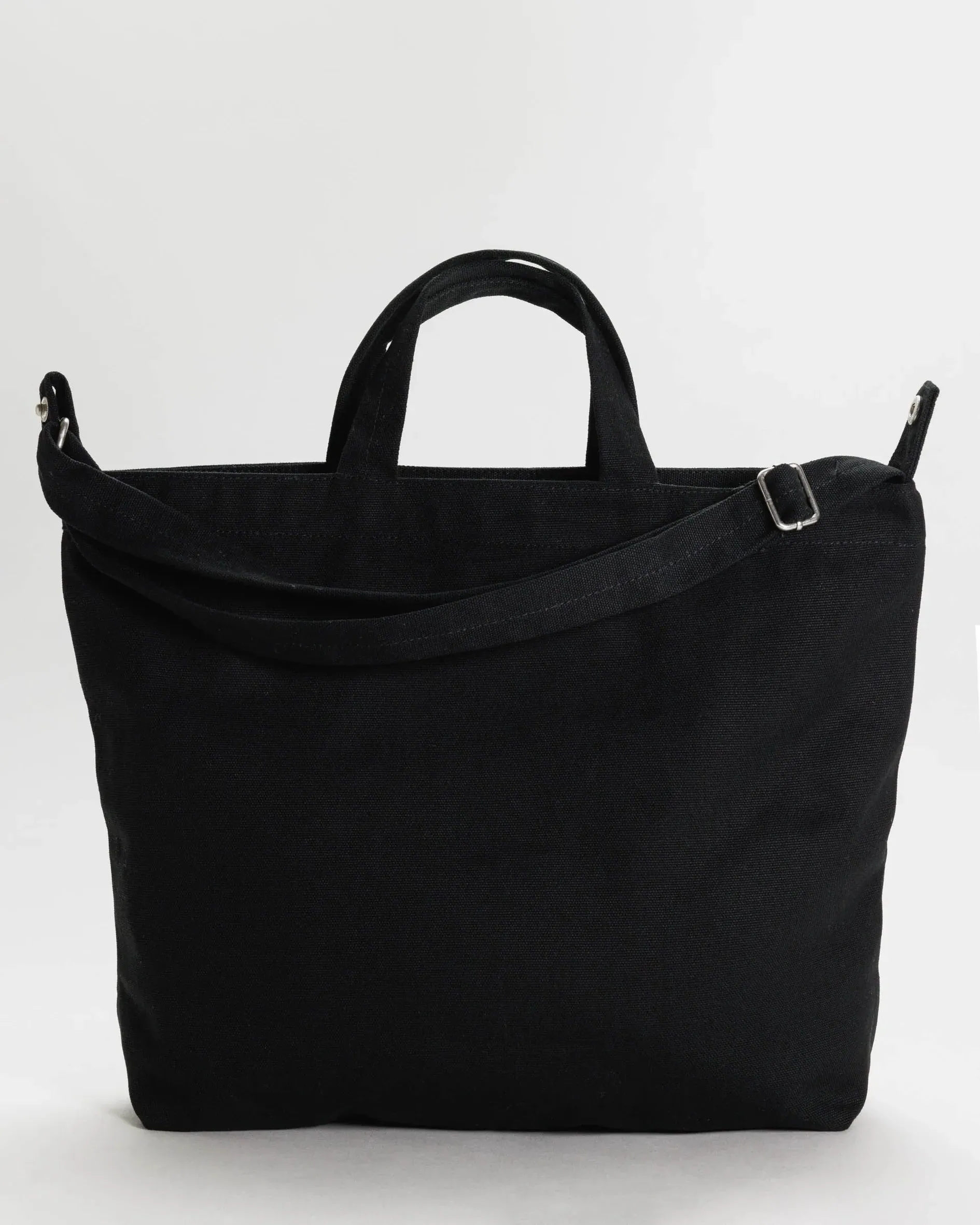 Horizontal Zip Duck Bag in Black