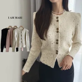 I AM MARI  |Puff Sleeves Cardigans