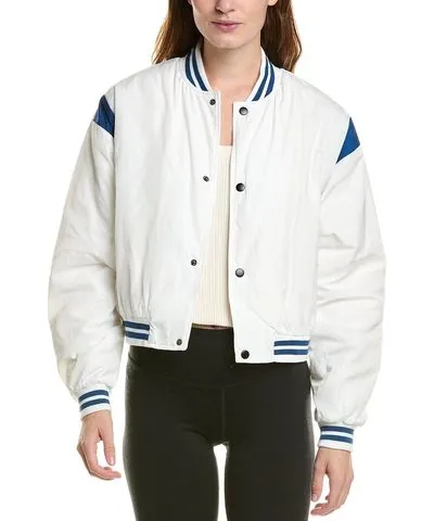 IVL Collective Cropped Varsity Bomber Jacket