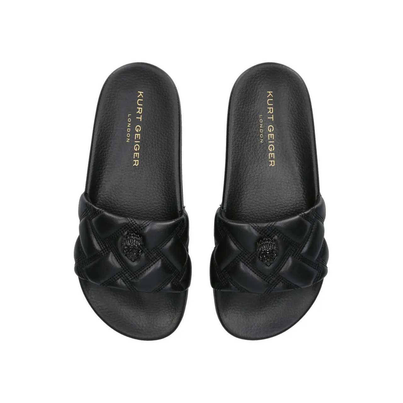 KURT GEIGER LONDON Meena Eagle Drench Sandals - Black