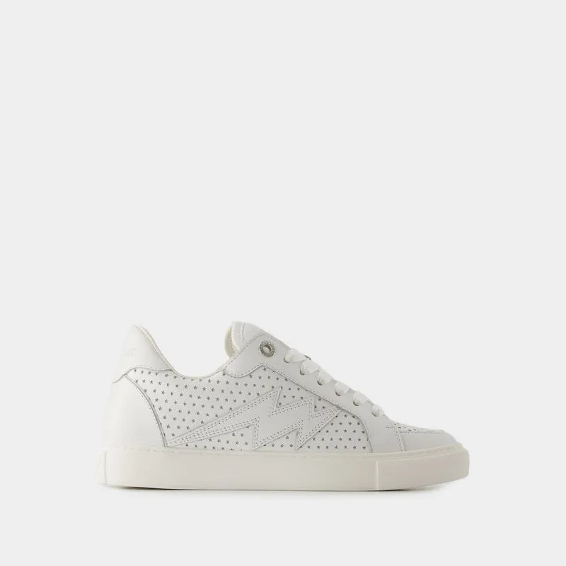 La Flash Sneakers - Zadig & Voltaire - Leather - White