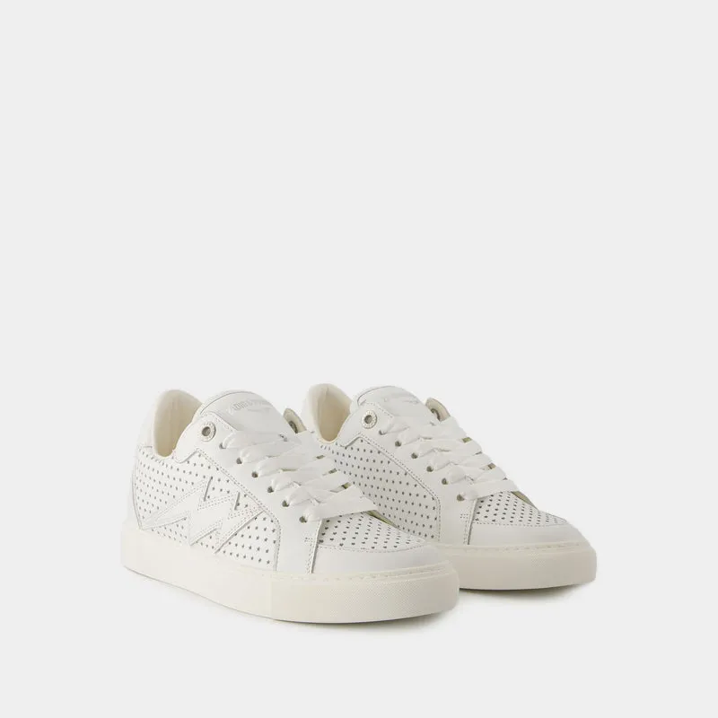 La Flash Sneakers - Zadig & Voltaire - Leather - White