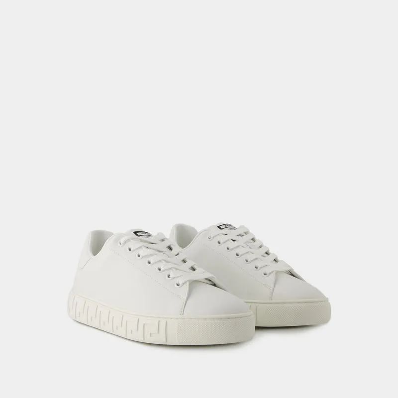 La Greca Sneakers - Versace - Responsible - White