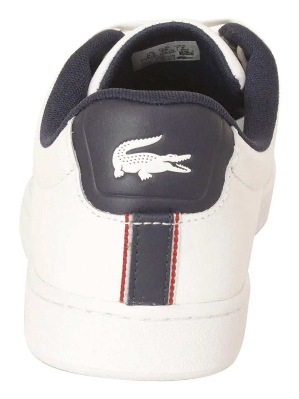 Lacoste Men's Carnaby-EVO-119 White/Navy/Red Trainers Sneakers Shoes Sz: 10.5