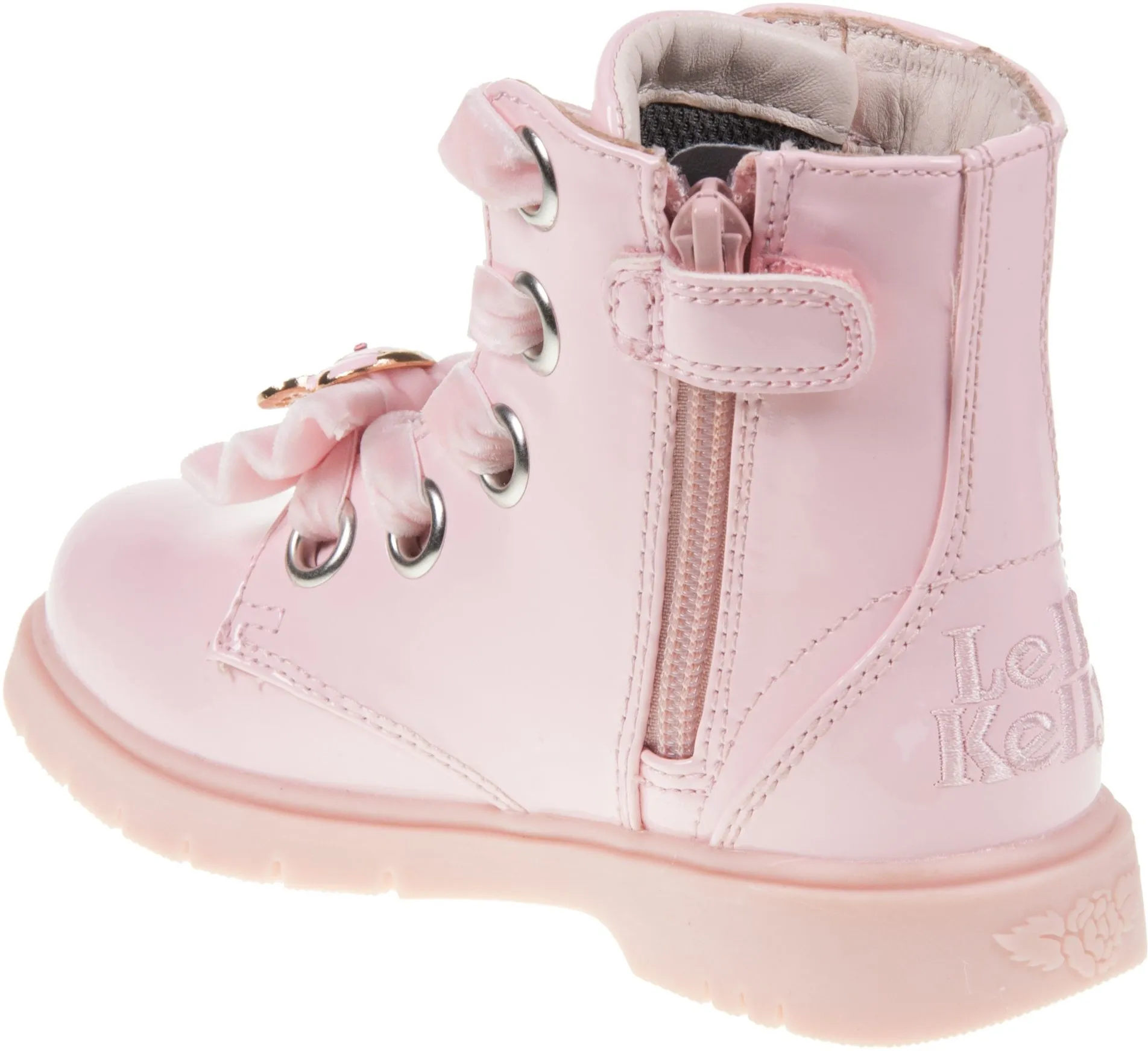 LELLI KELLY LK 4330 FIOR DIFIOCCO ROSA FASHOIN ANKLE LEATHER BOOT