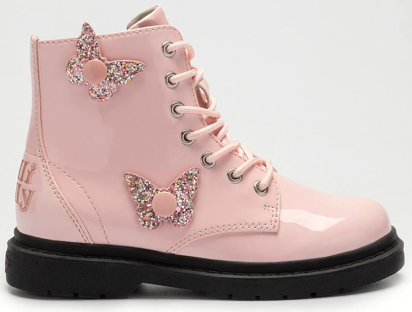 Lelli Kelly LK 4540 Fairy Wings Rosa Pink Patent Ankle Boot Limited Edition