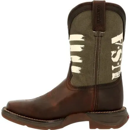 Lil' Rebel™ by Durango® Big Kids' Army Western Boot