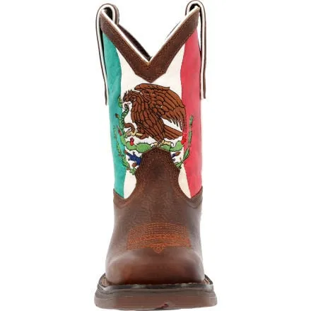 Lil’ Rebel™ by Durango® Big Kids’ Mexican Flag Western Boot