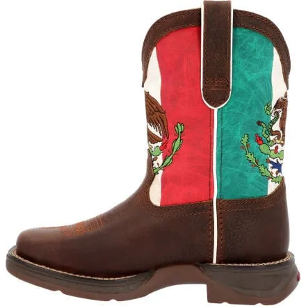 Lil’ Rebel™ by Durango® Big Kids’ Mexican Flag Western Boot