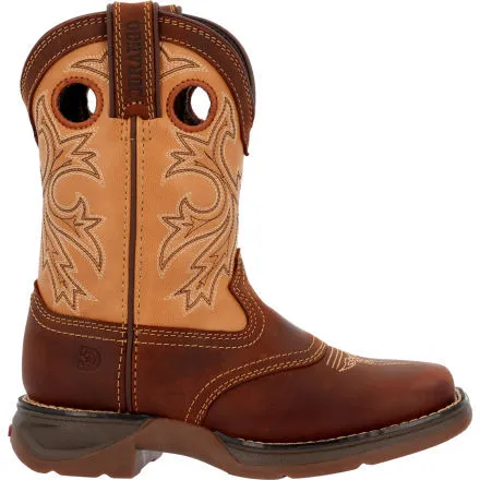 Lil’ Rebel™ by Durango® Little Kids’ Brown Tan Western Boot