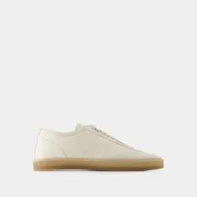 Linoleum Basic Sneakers - Lemaire - Leather - White Clay